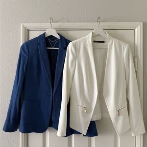 White and Blue Blazers